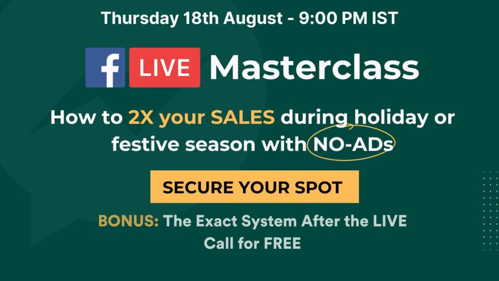 [WITH NO-ADS] 2X Your Sales During Holiday or Festive Season